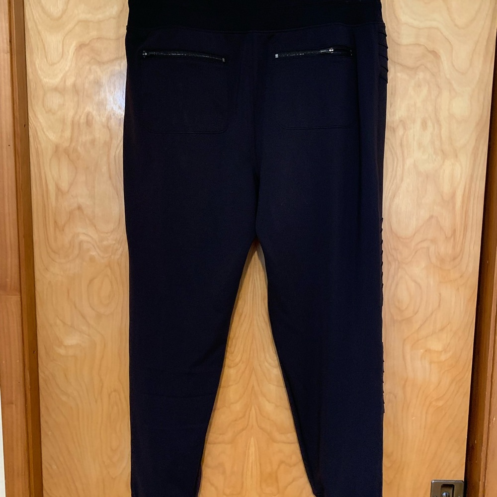 Athleta Venice Moto joggers, black size large.  Lightly worn